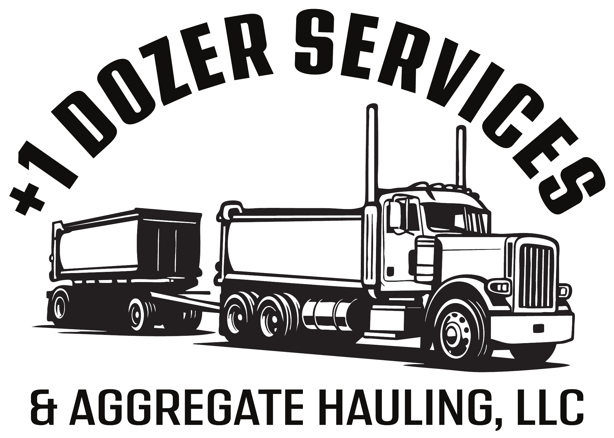 Plus One Dozer Services & Aggregate Hauling LLC Logo